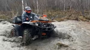 Yamaha Grizzly 700 2014 г.в. и CF Moto 1000 2025 г.в. Катаемся в окрестностях Нижневартовска!