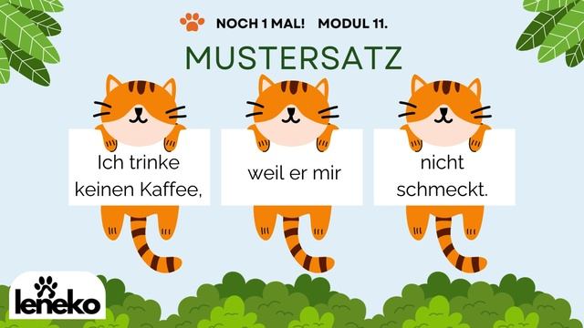 11-1 LENEKO тренажер немецкого "Noch 1 Mal": Modul 11-1. Фраза дня: Ich tr смотреть онлайн