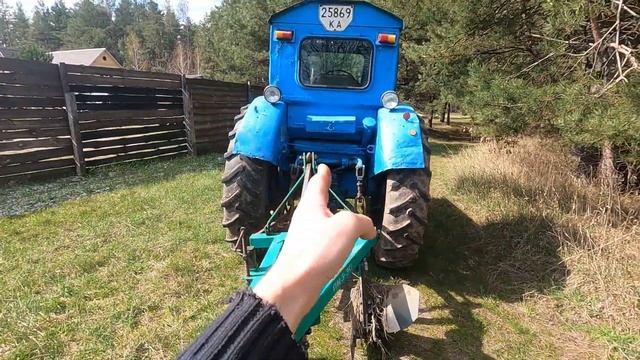 Регулировка плуга на тракторе, навеска. смотреть онлайн