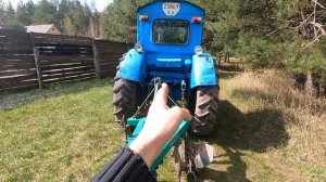 Регулировка плуга на тракторе, навеска.