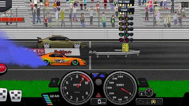 Читерская настройка в pixel car racer. смотреть онлайн