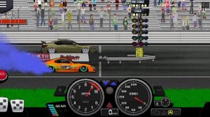 Читерская настройка в pixel car racer.