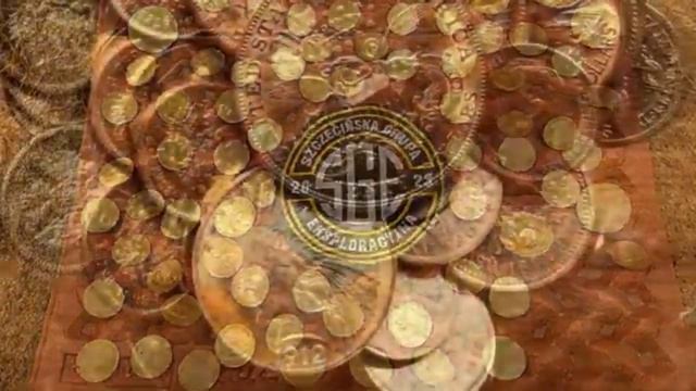 Клад царских золотых монет найден с металлоискателем#