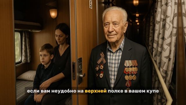 Ветеран считал, что может занять нижнюю полку мальчик? смотреть онлайн