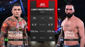 Родолфо Беллато VS Пол Крейг