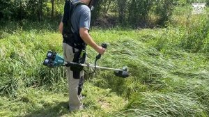 Тестирую самый мощный триммер от Greenworks