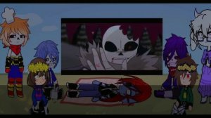 реакция андертейл на песню добыча