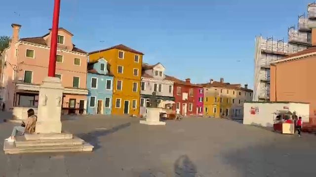 Очарование венецианского острова Бурано в Италии