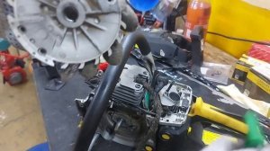 HUTER BS 45 замена половины бензопилы!!!