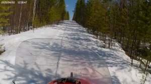 Нелёгкий путь бурана домой.