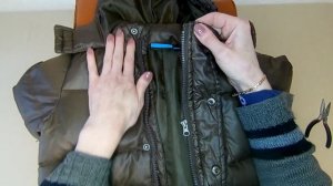 Ремонт молнии на куртке.Тракторная молния расходится