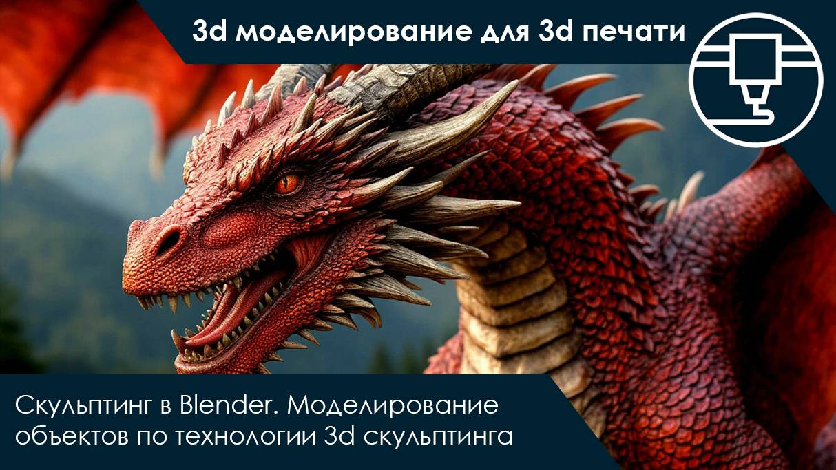 3d моделирование для 3d печати | Скульптинг в Blender | #3dprinting #3dmodeling #sculpting смотреть онлайн