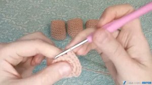 Вяжем крючком накладки на ножки стула за 30 минут