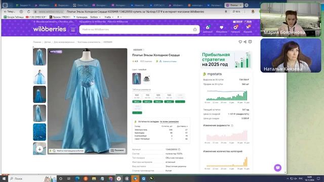 Разбор карточек товара 