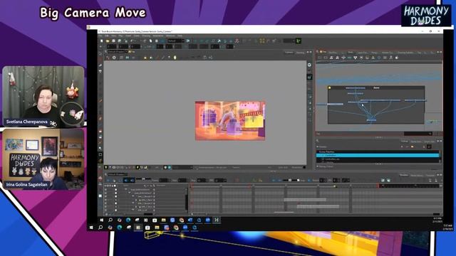 11. Big Camera Move - Сильный Zoom In/out в 2.5D пространстве (Toon Boom Harmon