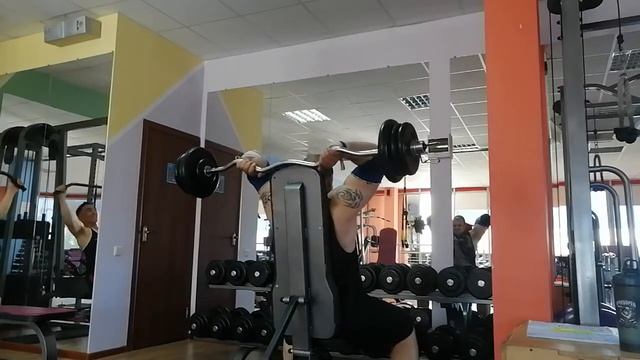 5 Француз штанга сидя,50