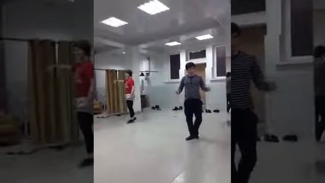 на репетициях во время перерыва ))