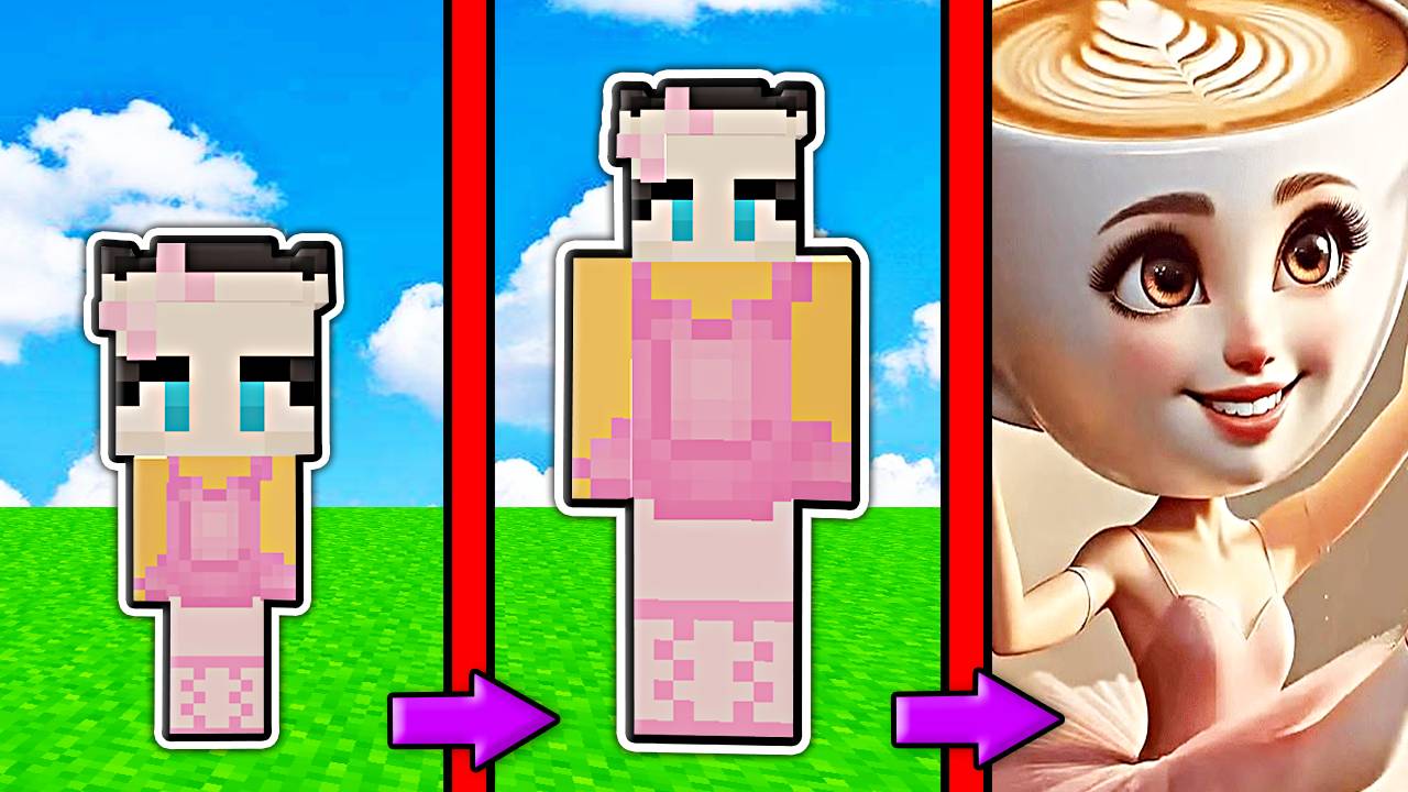 КАК МЕНЯЛАСЬ БАЛЕРИНО КАПУЧИНО И ЕЁ ЖИЗНЕННЫЙ ЦИКЛ В МАЙНКРАФТ смотреть онлайн