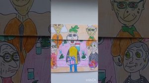 ОТКРЫТКА-РАСКЛАДУШКА ДЕНЬ РОЖДЕНИЯ У БАБКИ АЛКИ #бабк?