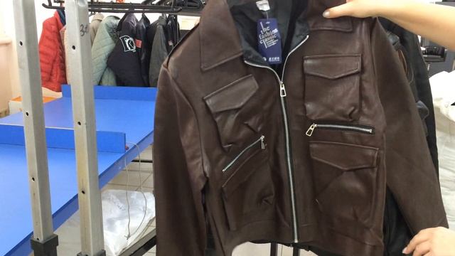 🌾сти200. Куртки кожзам сток 🌾 смотреть онлайн