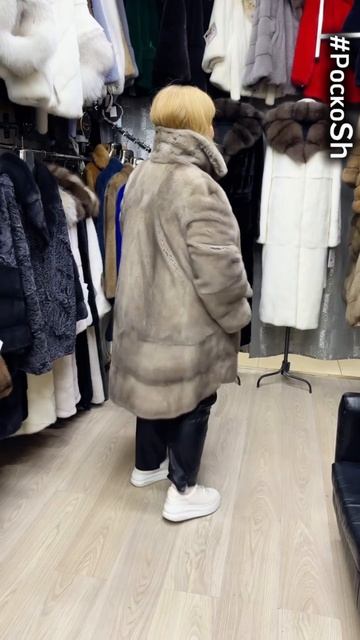 Норковые шубы натуральных оттенков смотреть онлайн