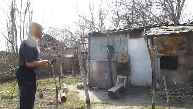 Ножи. Метание. Обновил свежий пенёк)