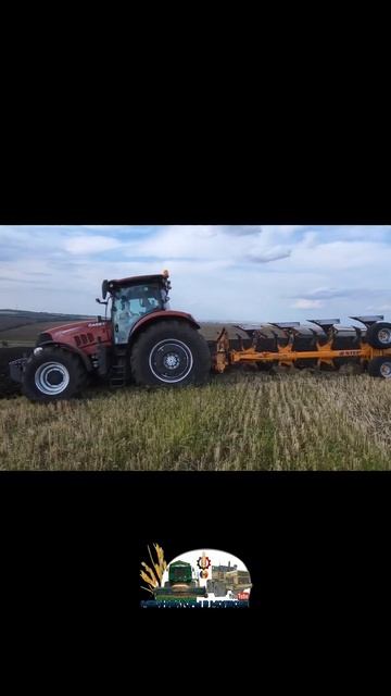 Вспашка 5-корпусным плугом Moro Aratri и трактором Case Puma 225 смотреть онлайн