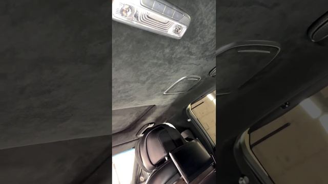 Kia K900 - перетяжка потолка, стоек, козырьков в алькантар? смотреть онлайн