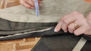 Часть 4. Пошив женского жакета. Стачивание борта с подб