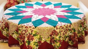 Скатерти из лоскутков: красота в повседневности
