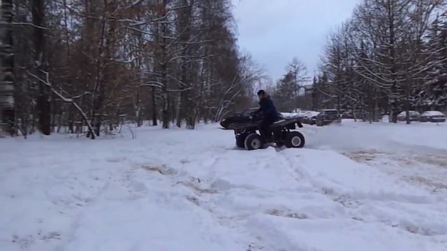 Возможности электроквадроцикла Вездеход-03 супер тягач смотреть онлайн