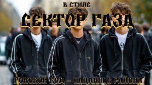 В стиле Сектор Газа - Пацаны с района (Ai cover Роковой Год)