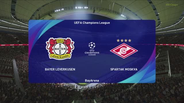 ЛЧ. Байер - Спартак. 2тур. Группа G.