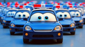 ПОЛИЦЕЙСКАЯ МАШИНА | Песенка про машинки | Мультики про машинки