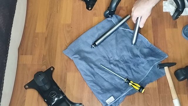 Ремонт офисного кресла с заменой крестовины и колес