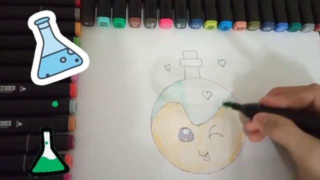 Drawing For Children Himyarite | Как можно нарисовать химия.