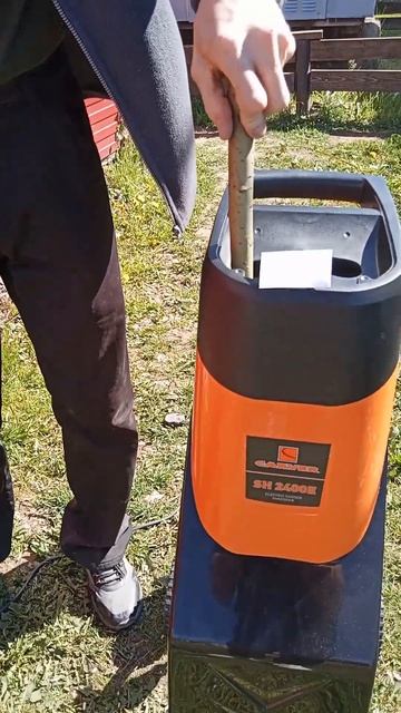 Измельчитель садовый эл. CARVER SH 2400E (2400 Вт; колеса) #измел смотреть онлайн