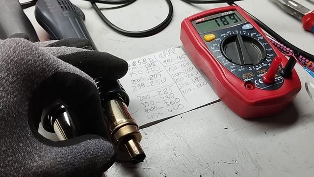 JCD858D тест QUICK858D ESD термо воздушная станция ,термо фен,фе смотреть онлайн