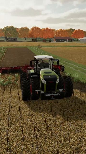 CLAAS Xerion 5000-4500, борона Case.#FarmingSimulator22#FS22#shorts смотреть онлайн