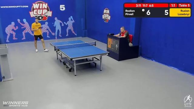 00:00 Rodion Pirveli 2-3 Ruslan Lazebnyi   стол 5  South-6   20.08.22