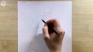 Как нарисовать футболиста Ламин Ямаль из ФК Барселона