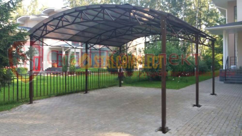 Сборный, арочный навес "ГРАНД" смотреть онлайн