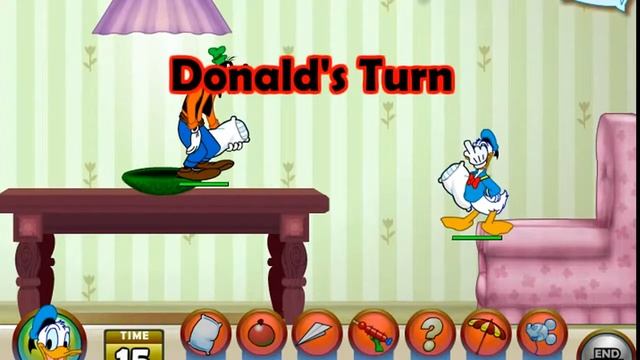 Битва подушками Микки Маус и друзья