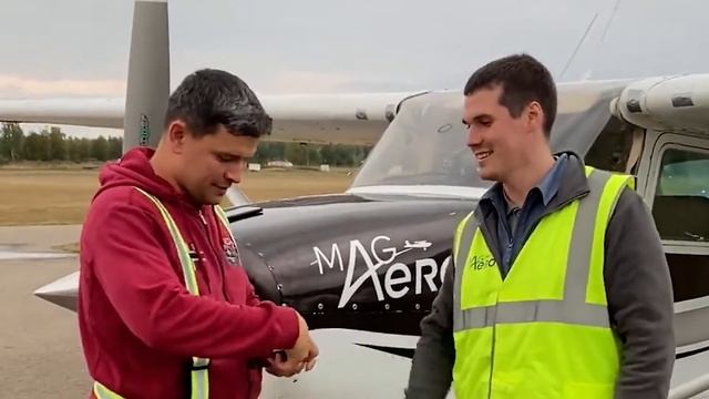 Первый самостоятельный полет на самолете CESSNA 172 в  АУЦ