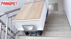 Тележка для подъёма груза по ступеням лестницы.