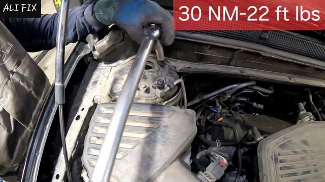 как заменить передние стойки ... Cadillac Xt6 (момент затяжки