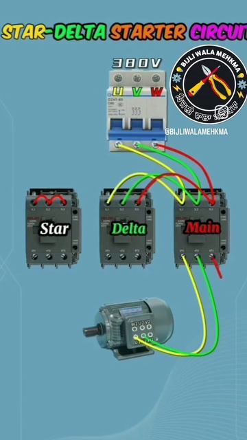 #электрики #пускател #схеми #схемы подключения двигате смотреть онлайн