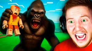 100 Игроков vs 1 Горилла в Roblox