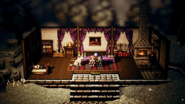 Прохождение Octopath Traveler - 040 - Ясновидящая Сюзанна - Х'аанит - Глава 3