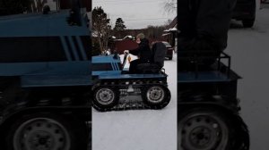 гусеничный минитрактор своими руками